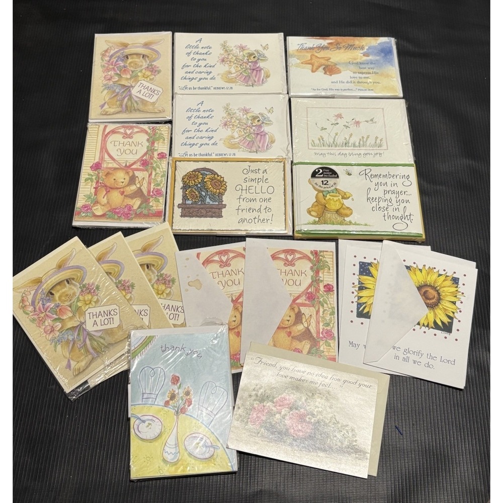 Vintage Lot of 70+ Dayspring Joyfully Yours Greeting Note Cards 8packs NOS +More